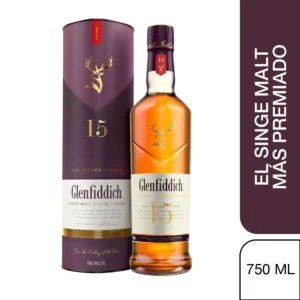 WHISKY GLENFIDDICH 15 YEARS 40º 750 CC